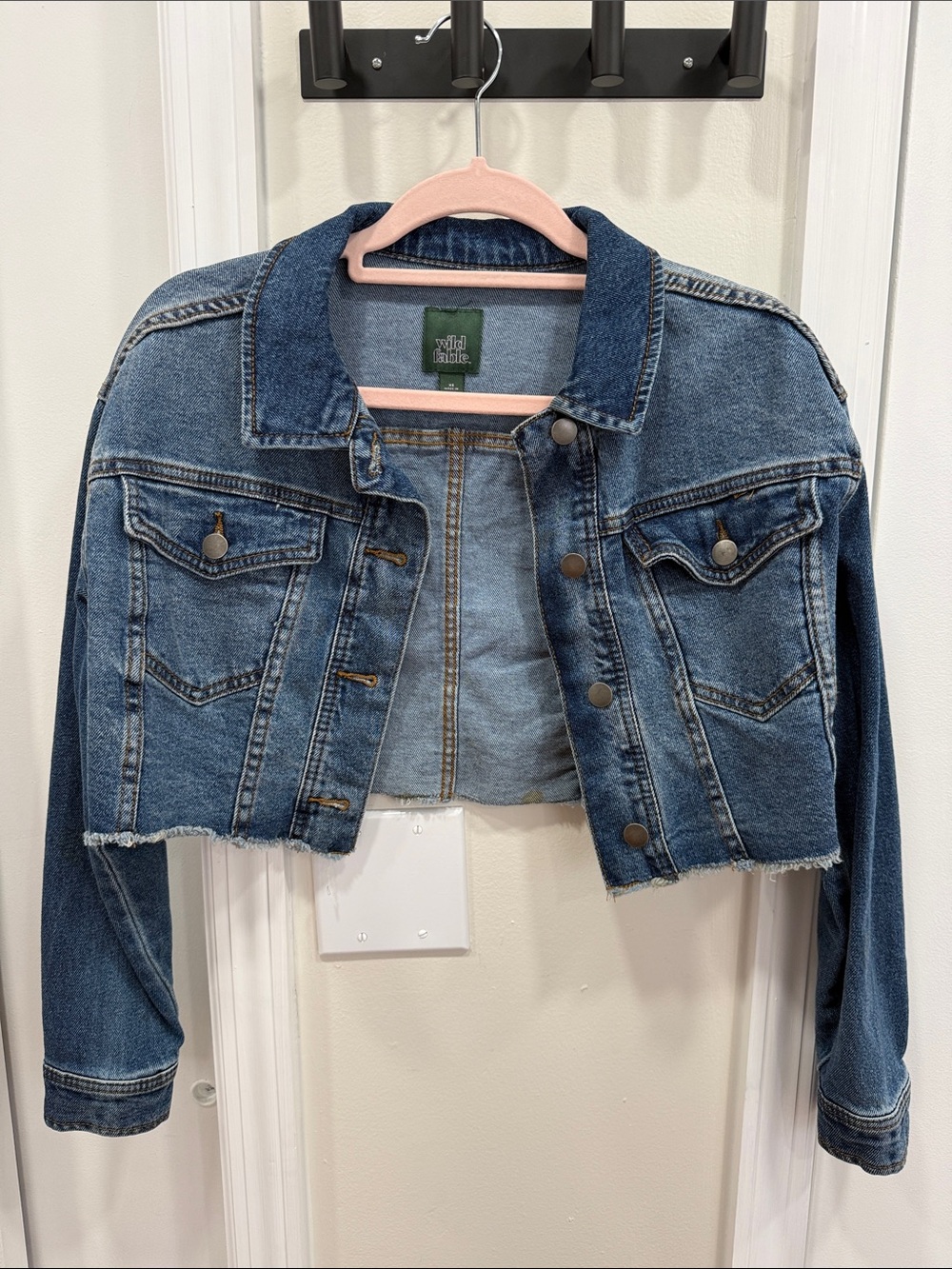 Wild Fable Cropped Denim Jacket
